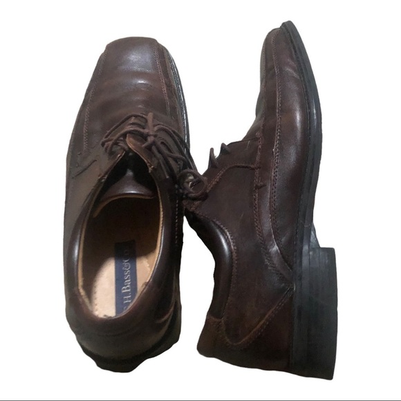 Men’s Leather lace up Brown Shoes Size10,5  in Excellent Used Conditi - Picture 1 of 14